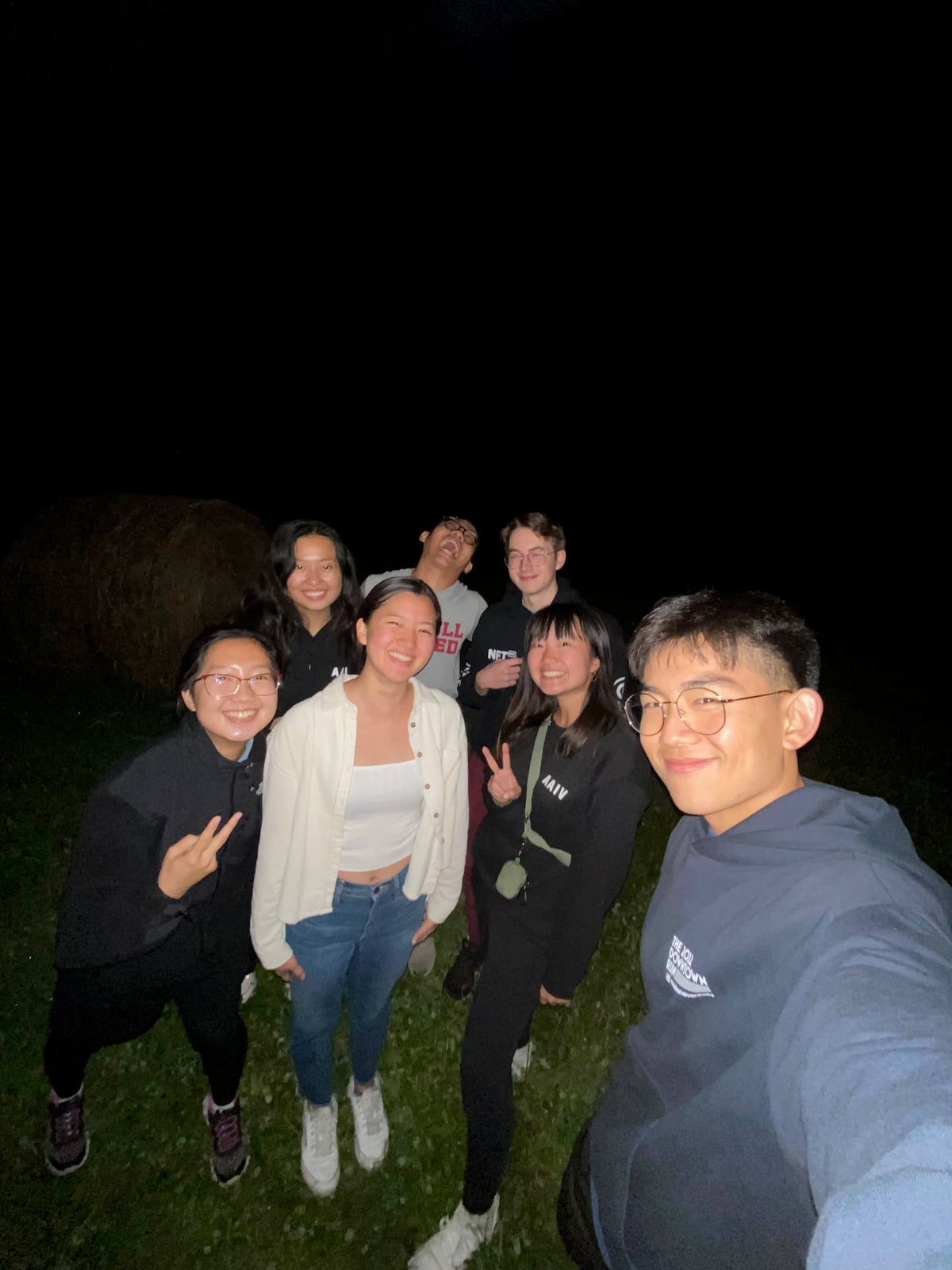 Stargazing on a cloudy night