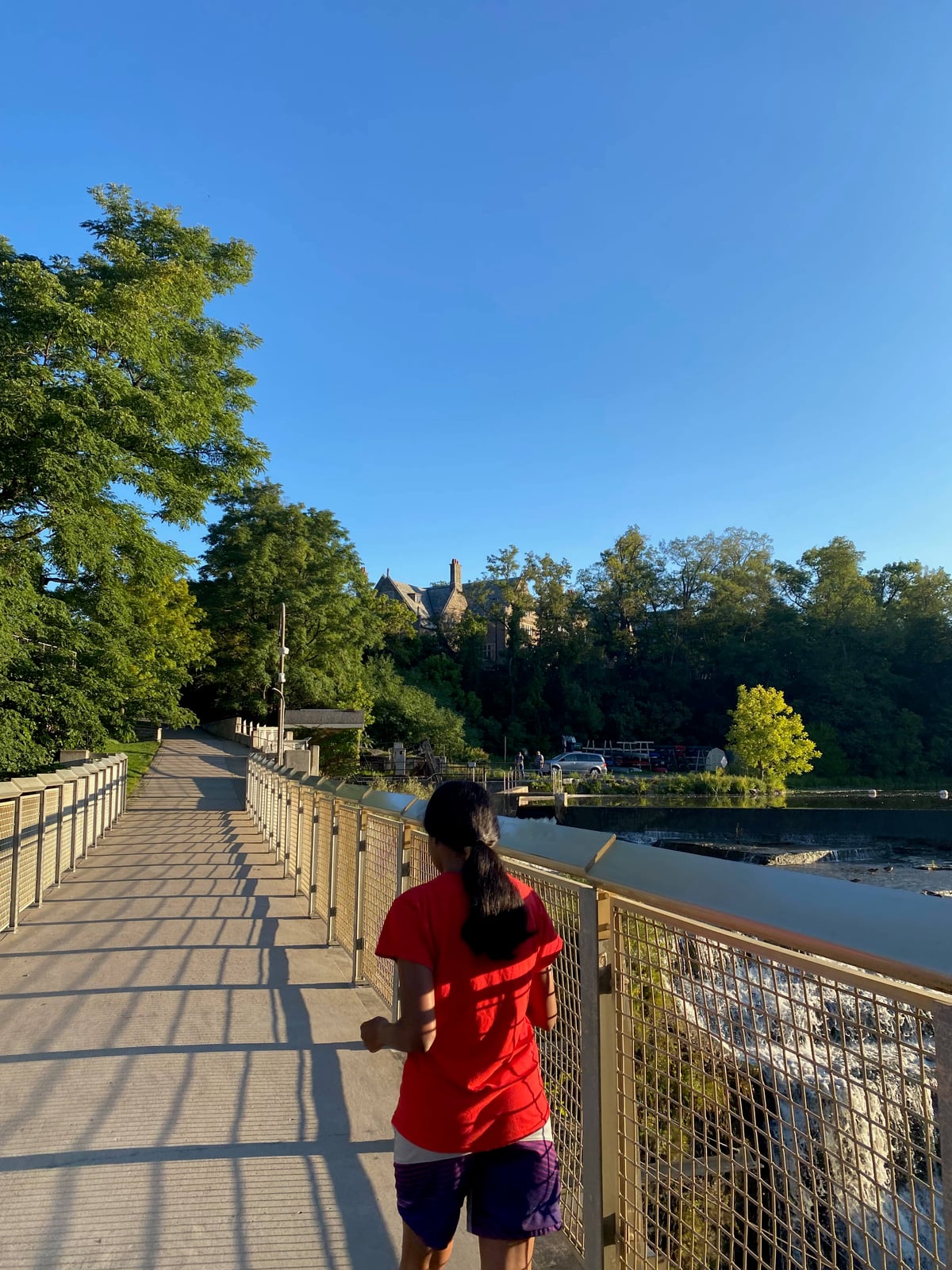 Shara on a run