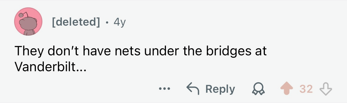 Reddit post about Cornell